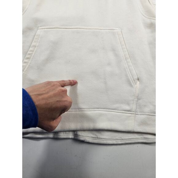 Athleta Retroplush Cocoon Hoodie Sweatshirt Magnolia White XXS oversized SOFT - Picture 7 of 10